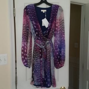 Erin Featherston flowy graphic dress